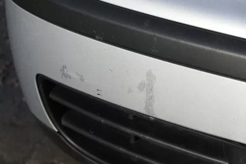 VW Polo 9N Stoßstange Frontstoßstange vorne silber LA7W (184643)