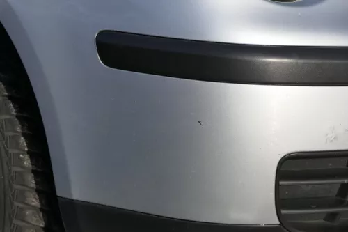 VW Polo 9N Stoßstange Frontstoßstange vorne silber LA7W (184643)