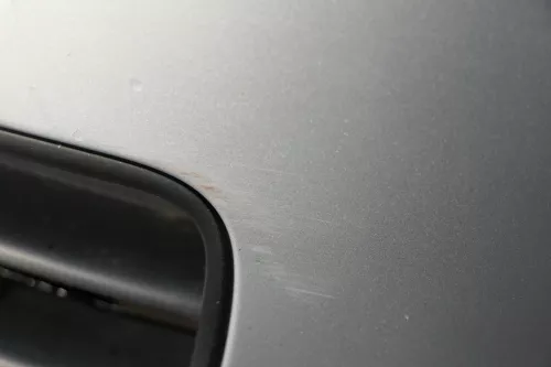 VW Polo 9N Stoßstange Frontstoßstange vorne silber LA7W (184643)