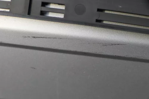 VW Polo 9N 9N3 Stoßstange Heckstoßstange hinten silber grau LA7W (184654)