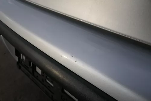 VW Polo 9N 9N3 Stoßstange Heckstoßstange hinten silber grau LA7W (184654)