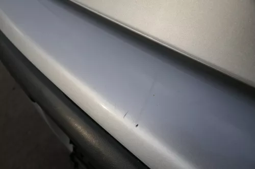 VW Polo 9N 9N3 Stoßstange Heckstoßstange hinten silber grau LA7W (184654)