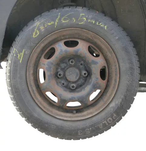 2x VW Polo 6N2 Lupo Felgen 175/65R13 80T Reifen M+S Winterrreifen ca. 6mm