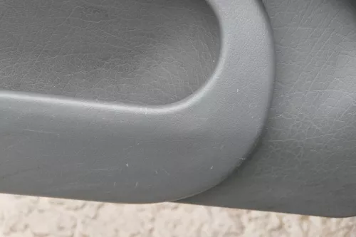 1x Polo 6N Türverkleidung Verkleidung Tür vorne links 2/3-Türer grau Griff (184679)