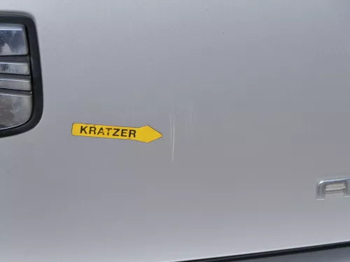 Arosa 6H Heckklappe Klappe hinten Kofferraumklappe silber grau LS7N Facelfift (184685)