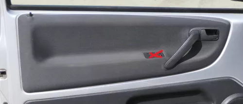 1x VW Lupo Arosa Türverkleidung Verkleidung Tür vorne links oben schwarz