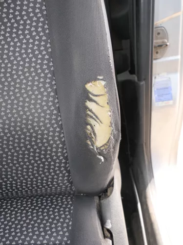 Seat Arosa VW Lupo Sitz vorn links Fahrersitz Höhenverstellung schwarz dunkel (184690)