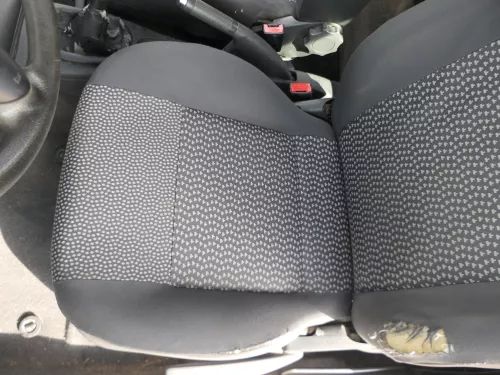 Seat Arosa VW Lupo Sitz vorn links Fahrersitz Höhenverstellung schwarz dunkel (184690)