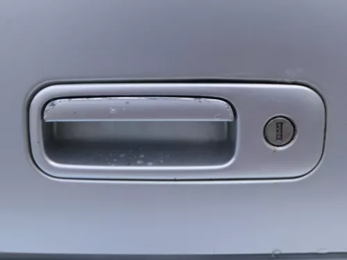 Polo 6N Golf 4  Lupo Griff Heckkklappe Heckklappengriff silber grau LA7W Öffner