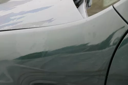 Skoda Fabia 6Y Kotflügel vorne link grün LF8C auch Kombi (184737)