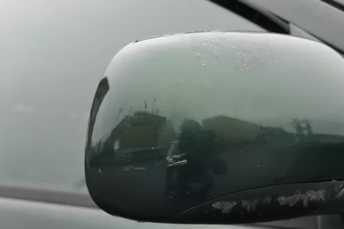 Skoda Fabia 6Y elektrisch Spiegel Außenspiegel rechts mit Glas grün LF8C (184739)