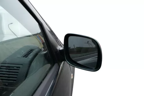 Skoda Fabia 6Y elektrisch Spiegel Außenspiegel rechts mit Glas grün LF8C (184739)