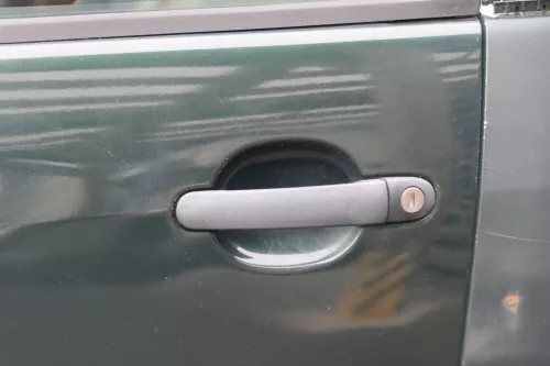 Fabia 6Y Kombi + Limousine Tür vorne links Fahrertür grün LF8C ohneAnba (184740)