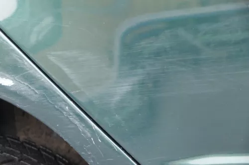 Skoda Fabia 6Y Combi Variant Kombi Tür hinten rechts grün LF8C (184742)