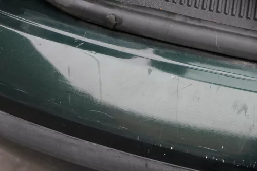 Skoda Fabia 6Y Kombi Stufenhec Stoßstange hinten Heckstoßstange grün LF8C (184745)