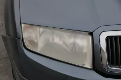 Skoda Fabia 6Y Motorhaube Klappe vorne grau LF7V mit Grill vorn (184794)