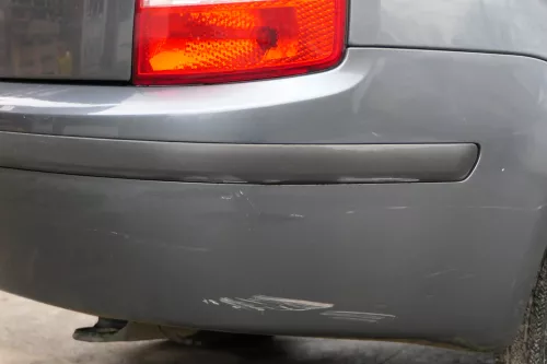 Skoda Fabia 6Y Kombi Stufenhec Stoßstange hinten Heckstoßstange grau LC7V (184802)