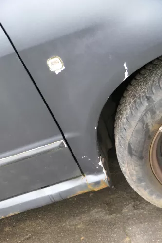 Skoda Fabia 6Y Kotflügel vorne rechts grau nachlackiert auch Kombi Facelift (184818)