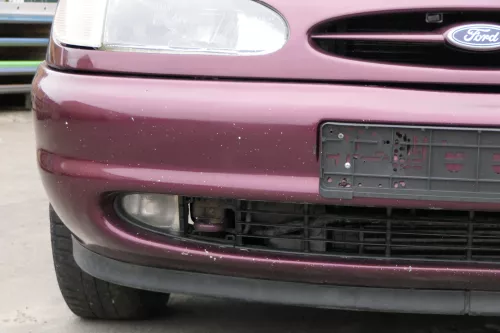 VW Sharan 7M Stoßstange Frontstoßstange vorne Nebelscheinwerfer Fleurie-Rot 93 (184821)