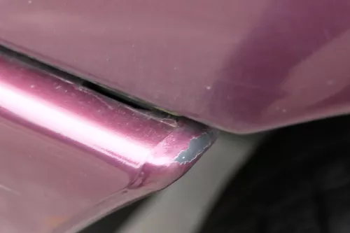 VW Sharan 7M Stoßstange Frontstoßstange vorne Nebelscheinwerfer Fleurie-Rot 93 (184821)