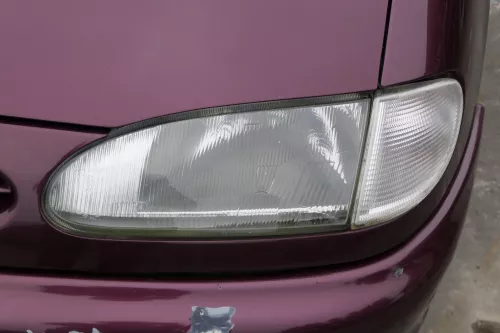 VW Sharan 7M Stoßstange Frontstoßstange vorne Nebelscheinwerfer Fleurie-Rot 93 (184821)