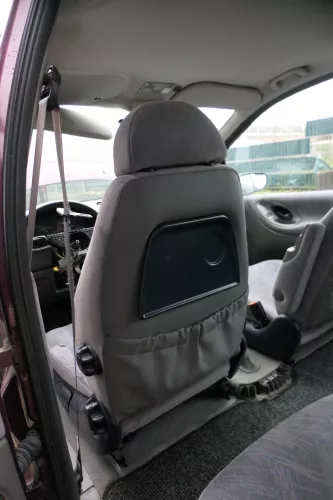 Sharan 7M Sitz vorne links Fahrersitz auch Camper Bulli Armlehne Tisch Drehbar (184826)