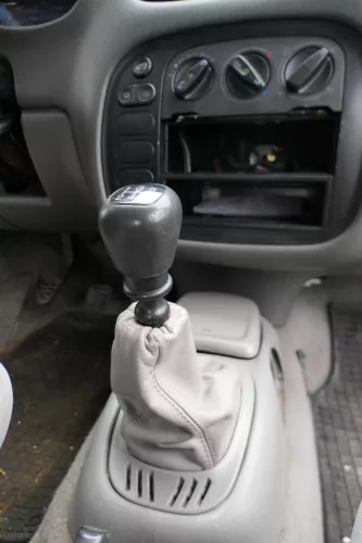 Sharan Alhambra 7M 5-Gang Schaltknauf Schaltsack Schaltung Leder grau Galaxy