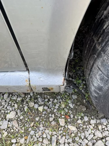 Skoda Fabia 6Y Kotflügel vorne rechts grau silber LF7T auch Kombi Facelift (184848)