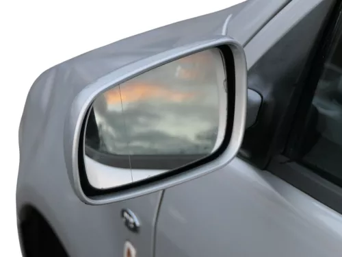 Skoda Fabia 6Y elektrisch Spiegel Außenspiegel links mit Glas silber grau LF7T (184849)