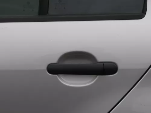 Skoda Fabia 6Y Limousine Schrägheck Tür hinten links grau silber LF7T (184863)