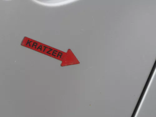 Skoda Fabia 6Y Limousine Schrägheck Tür hinten links grau silber LF7T (184863)