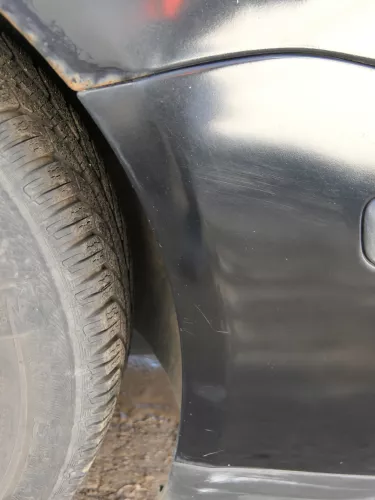 VW Polo 9N Stoßstange Frontstoßstange vorne schwarz L041 (184877)