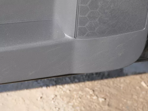 1x VW Polo 9N Türverkleidung Verkleidung Tür vorne links 2/3-Türer Griff Öffner (184880)