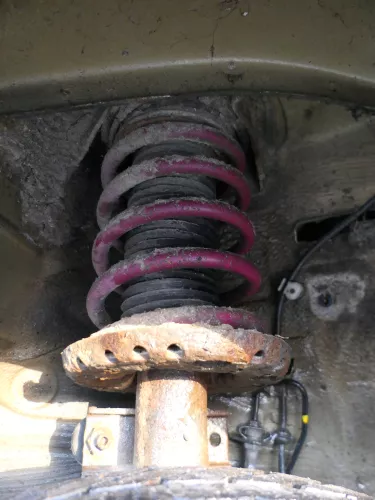 VW Polo 9N3 Fabia 6Y Federn Fahrwerk Sportfedern Sportfeder Tieferlegung