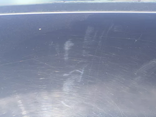 VW Polo 9N3 9N Heckklappe Kofferraumklappe Klappe schwarz L041 - Scheibe (184889)