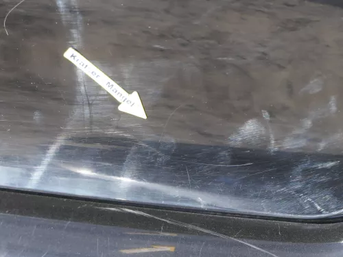 VW Polo 9N3 9N Heckklappe Kofferraumklappe Klappe schwarz L041 - Scheibe (184889)