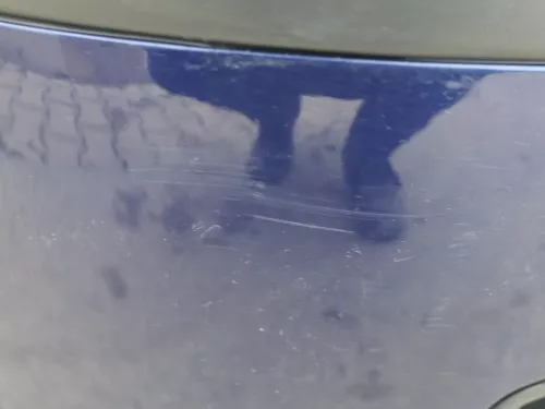 VW Polo 9N Stoßstange Frontstoßstange vorne blau LB5N (184893)