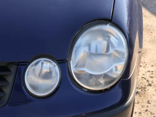 VW Polo 9N Stoßstange Frontstoßstange vorne blau LB5N (184905)