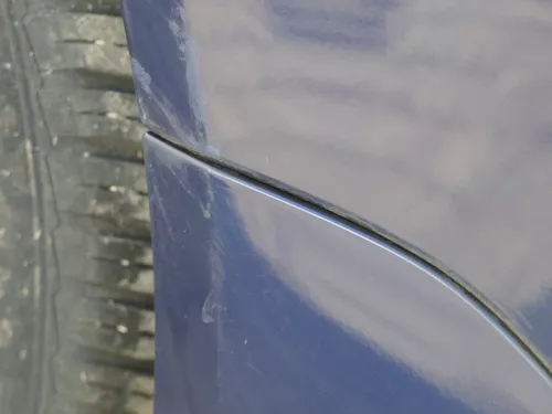 VW Polo 9N Stoßstange Frontstoßstange vorne blau LB5N (184905)