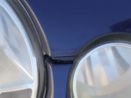 VW Polo 9N Motorhaube Klappe Haube vorne blau LB5N bis ca. Bj. 2004 (184909)