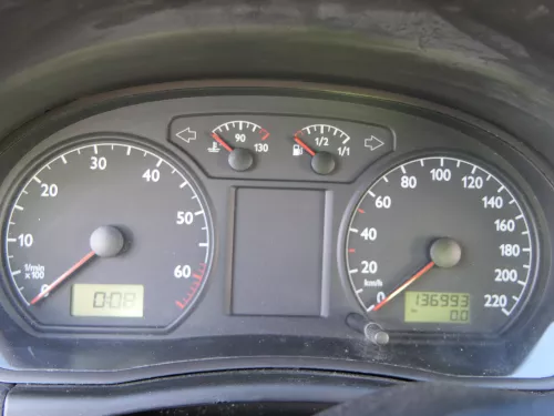VW Polo 9N Tacho Tachometer Kombiinstrument 136.900km 6Q0920800P 1,2 47kw 40kw