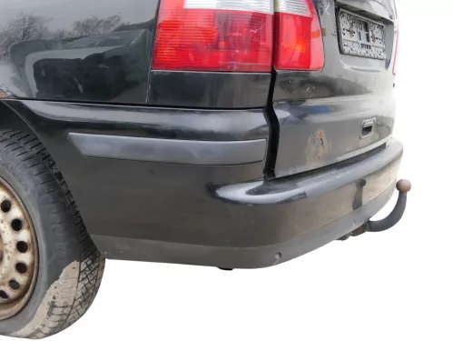 VW Sharan Alhambra 7M Stoßstange hinten Heckstoßstange schwarz Facelift PDC (184934)