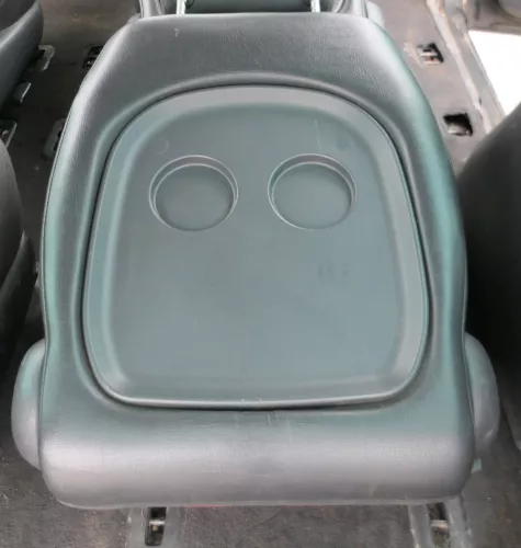 VW Sharan 7M Galaxy 1x Sitz hinten links Rücksitz 6+7 Sitz Leder rot (184943)