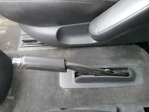 VW Sharan 7M Galaxy WGR Handbremse Feststellbremse Verkleidung Abdeckung Leder (184949)