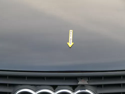 A6 4B Motorhaube Klappe vorn Facelift (ab. Mitte 2002) schwarz LZ9W  OHNE Grill (184966)