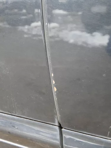 Audi A6 4B C5 Tür Türblatt hinten links nur Türblatt schwarz LZ9W -ohneAnbauteil (184973)