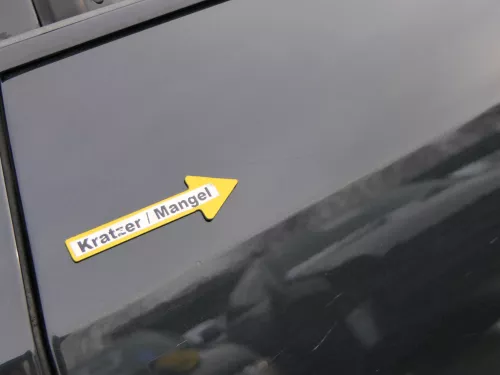 Audi A6 4B C5 Tür Türblatt hinten links nur Türblatt schwarz LZ9W -ohneAnbauteil (184973)