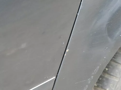 Audi A6 4B C5 Tür Türblatt hinten links nur Türblatt schwarz LZ9W -ohneAnbauteil (184973)