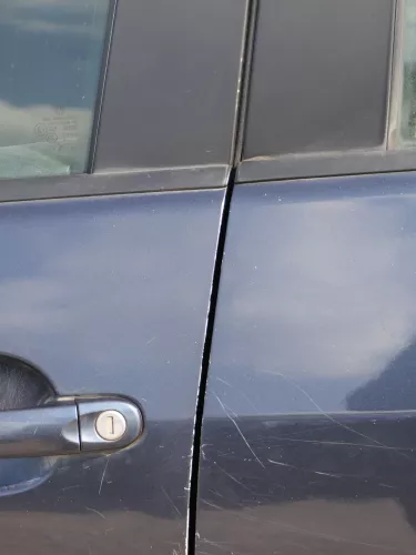 VW Golf Plus 5M Türblatt Tür vorne links Fahrertür grau LC5F -Türblatt +Rahmen (185024)