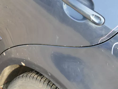 VW Golf Plus 5M Tür hinten links silber blau LC5F - mit Rahmen (185025)